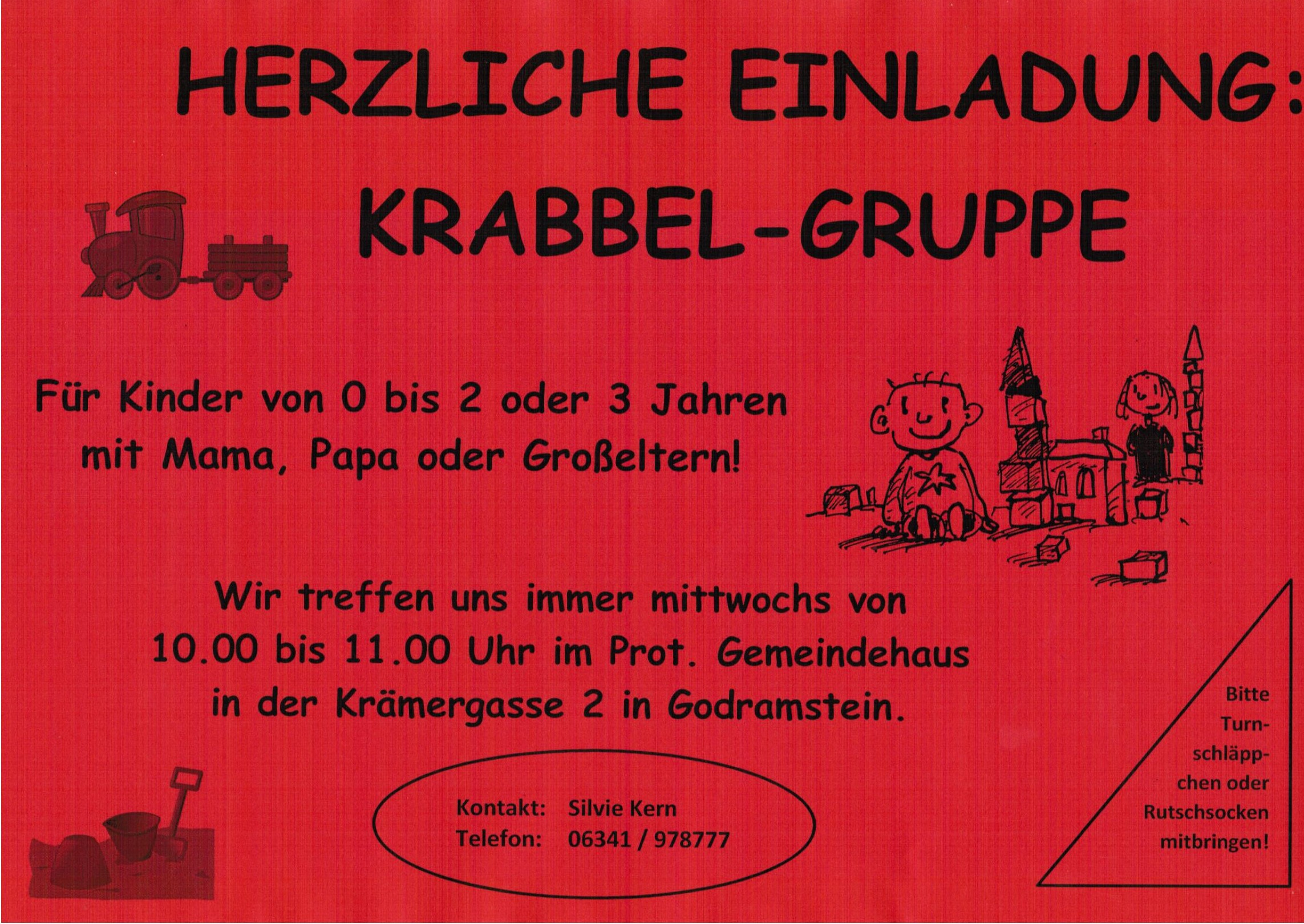 Krabbelgruppe Plakat